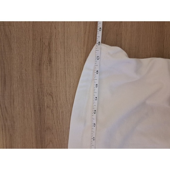 Free People Beach White Ruched Size NWT Size Large - Picture 7 of 7